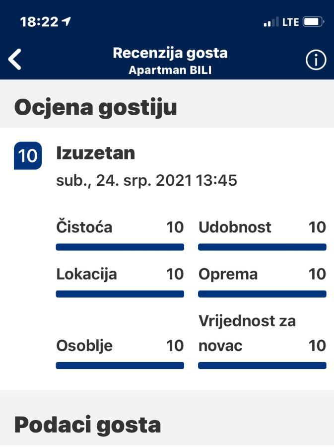 Luxury Apartman Bili Podgora Kültér fotó